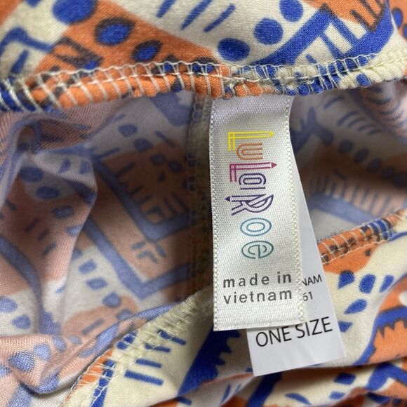 LulaRoe Women's Leggings Multicolored Geometric OS One Size - Picture 2 of 8